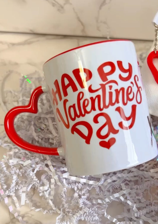 Taza Premium 11oz con Asa de Corazón – Detalles que enamoran en cada sorbo